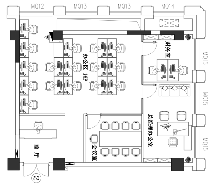 东恒大厦出租-185.35m²-精装修